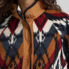 Wrangler Womens Hay Away Big Sky Sherpa Snap Jacket Brown - 112382669