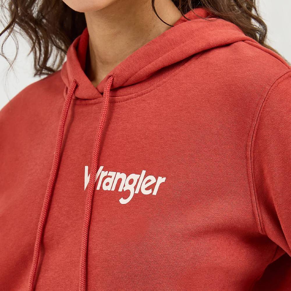 Wrangler Womens Retro® Logo Arm Pullover Hoodie