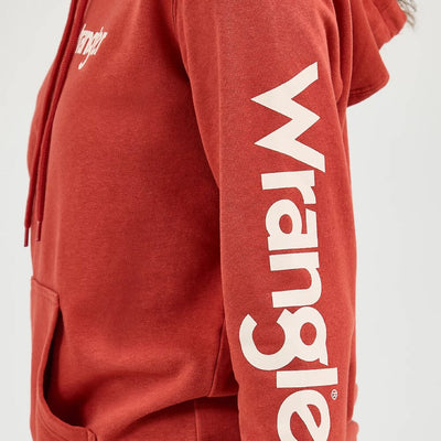 Wrangler Womens Retro® Logo Arm Pullover Hoodie