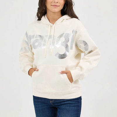 Wrangler Womens Bold Logo Hoodie