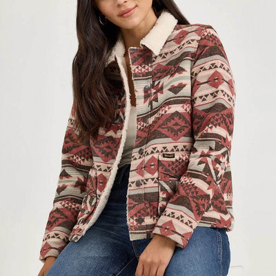 Wrangler Womens Jacquard Barn Jacket