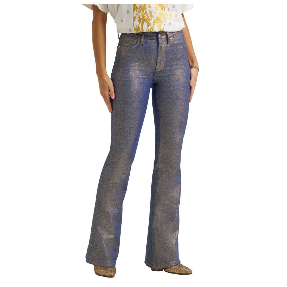 Wrangler Womens Lainey Wilson Glitter Flare Jean - 112373925