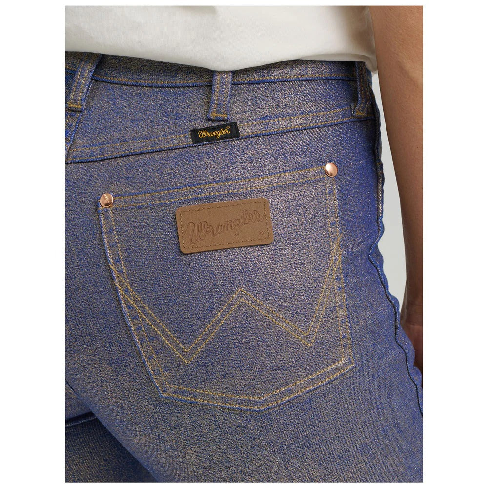 Wrangler Womens Lainey Wilson Glitter Flare Jean - 112373925