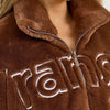 Wrangler Womens Logo Fuzzy Zip Jacket