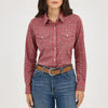 Wrangler Womens Essential Plaid Western Shirt