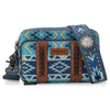 Wrangler Womens Navy Crossbody Aztec Bag