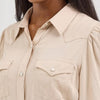 Wrangler Womens Poet Sleeve Western Shirt
