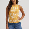 Wrangler Womens Printed Slim Goddess Tank Top - 112375218