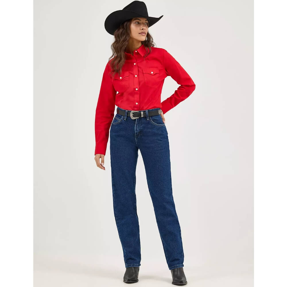 red women's dress shirt Kap Short Sleeve Poplin Shirt, Red its ideal for evening occasions or elevating your workwear XDIAHBPL Red Women Shirts, Womens