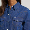 Wrangler Womens Relaxed Western Shirt Denim Dress