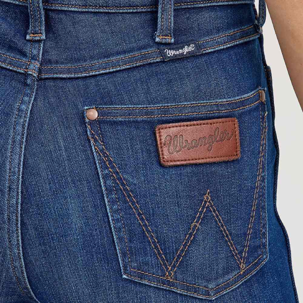 Wrangler Womens Retro Bailey Pieced Trumpet Flare Jeans