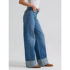 Wrangler Womens Retro Bailey Wide Leg Cuffed Jeans Milena - 112382266