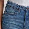 Wrangler Womens Retro Bailey Wide Leg Cuffed Jeans Milena - 112382266