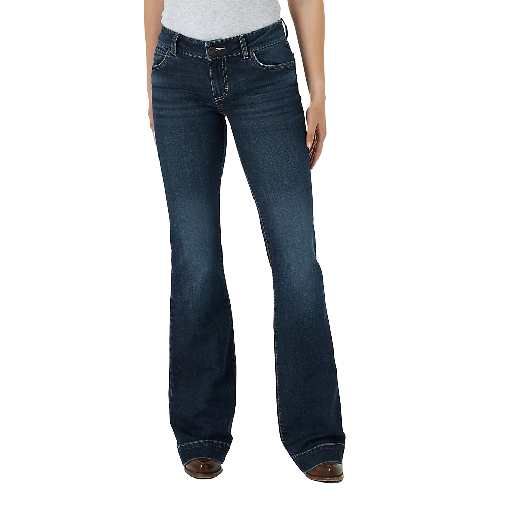 Wrangler Womens Retro Flare Leg Jeans