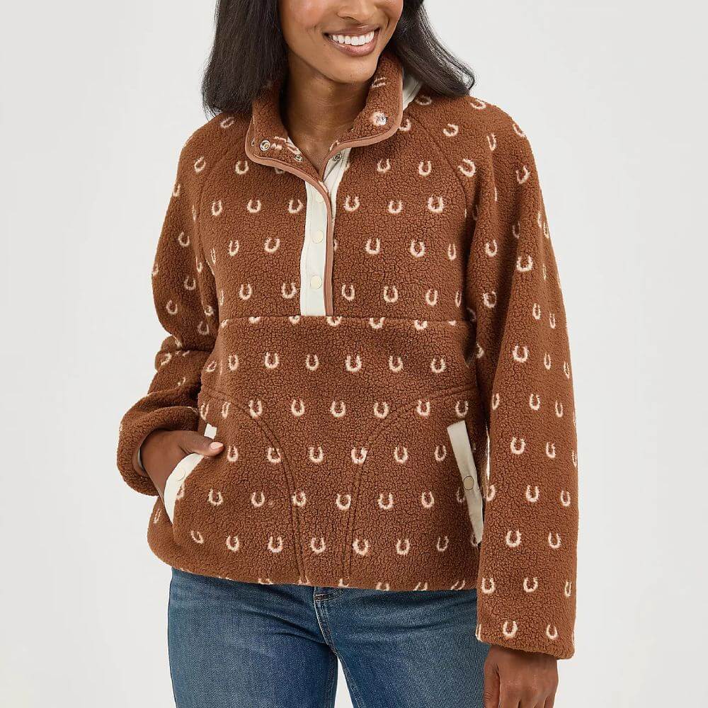 Wrangler Womens Retro Half-Snap Pullover