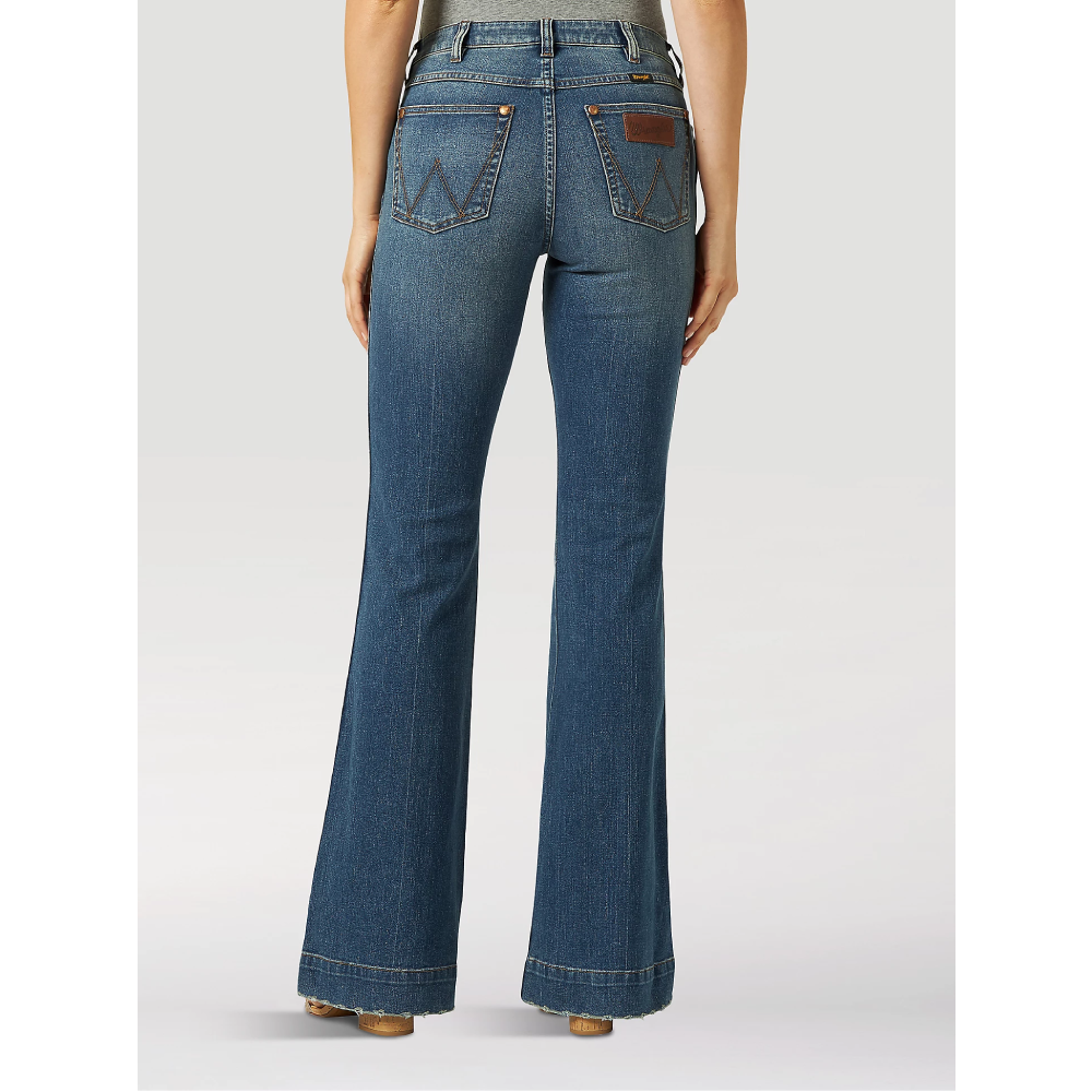 Wrangler Womens Retro High Rise Trouser Jeans - 11MPESY