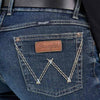 Wrangler Womens Retro Mae Trouser Jeans Samantha Blue - Dark - 1009MWWNS