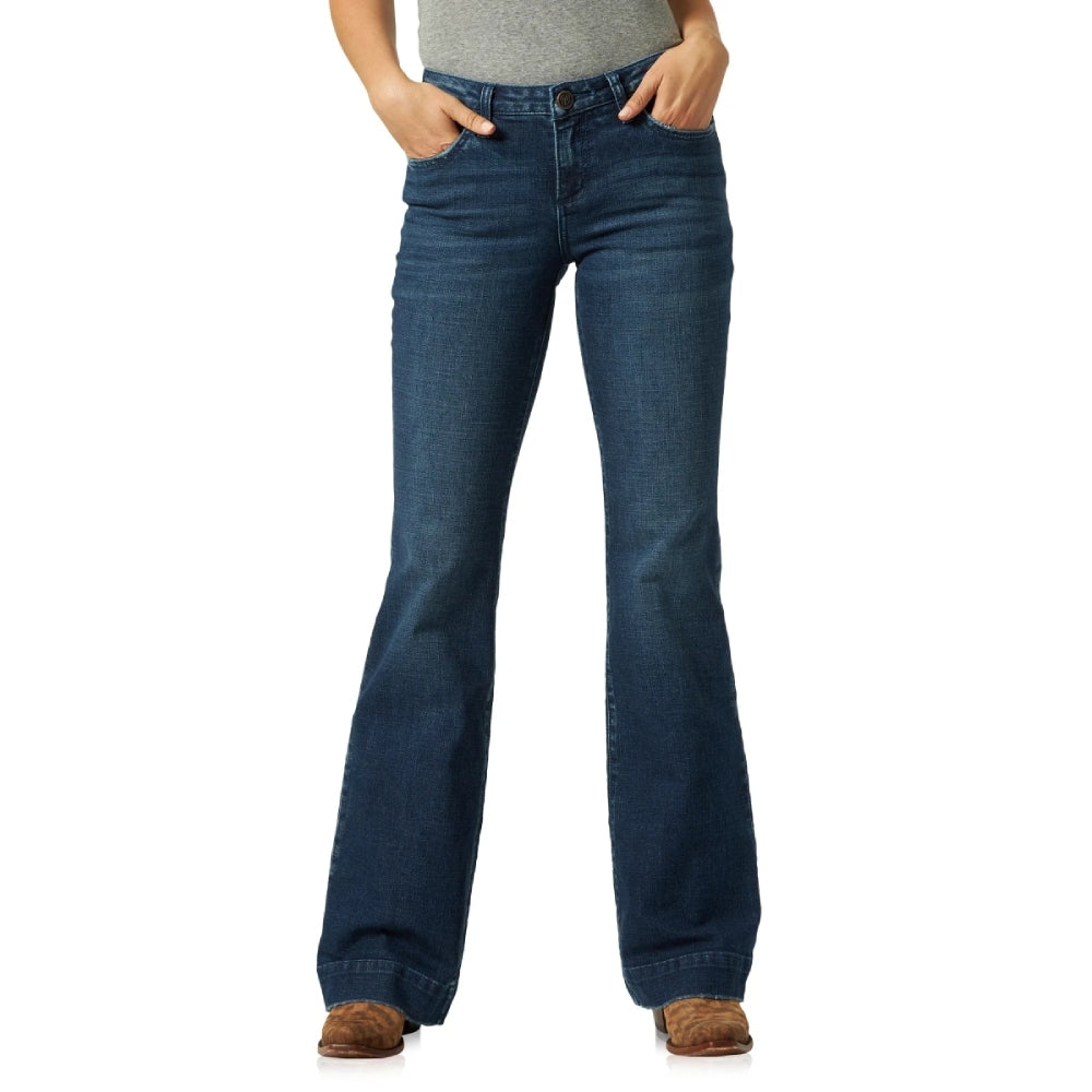 Wrangler Womens Retro Mid Rise Jeans