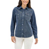Wrangler Womens Retro Party Vintage Denim Shirt - 112371921