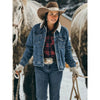 Wrangler Womens Retro Sherpa Denim Jacket - LWJ320D