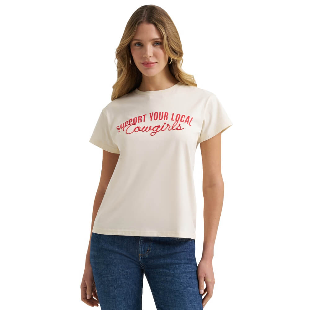 Wrangler Womens Retro® T-Shirt Antique White - 112375864