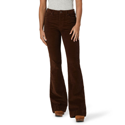 Wrangler Womens Brown Retro Trouser Jeans