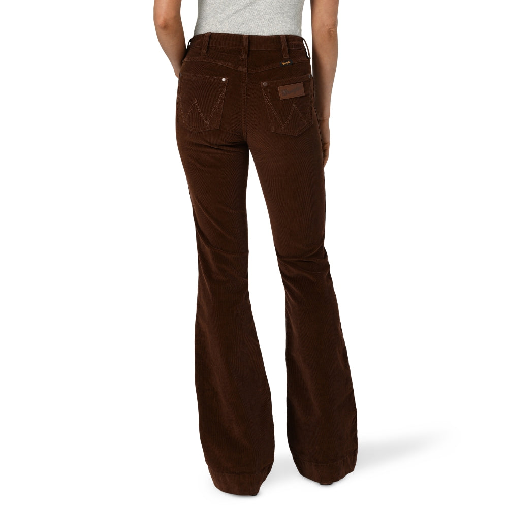 Wrangler Womens Brown Retro Trouser Jeans