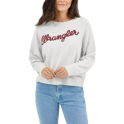 Wrangler Womens Retro Vintage Crew Sweater - 112371924