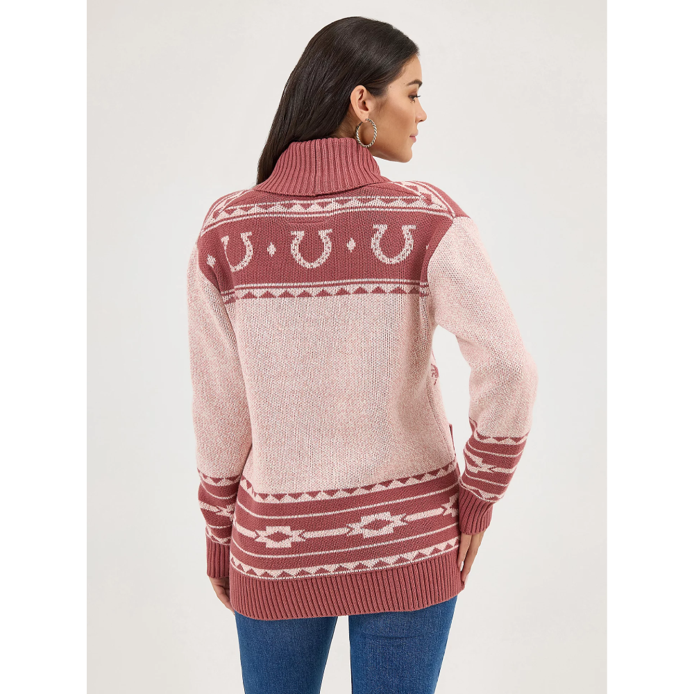 Wrangler Womens Retro® Western Cardigan Pink - 112371638