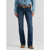 Wrangler Womens Ultimate Riding Willow Bootcut Jeans Lovette Blue Dark - WRW60LE