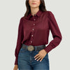Wrangler Womens Satin Rodeo Blouse