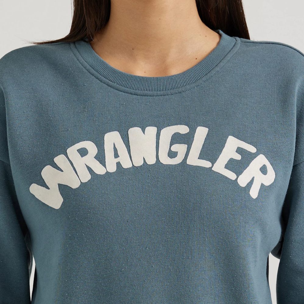 Wrangler Womens Shabby Logo Sweatshirt