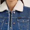 Wrangler Womens Sherpa Lined Denim Vest