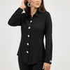 Wrangler Womens Slim Concho Button Shirt