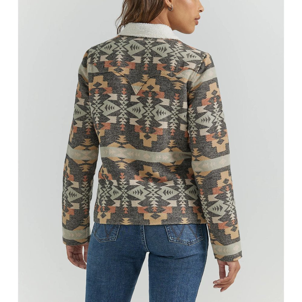 Wrangler Womens Southwestern Barn Jacket 