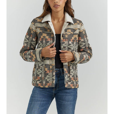 Wrangler Womens Southwestern Barn Jacket - 112353135