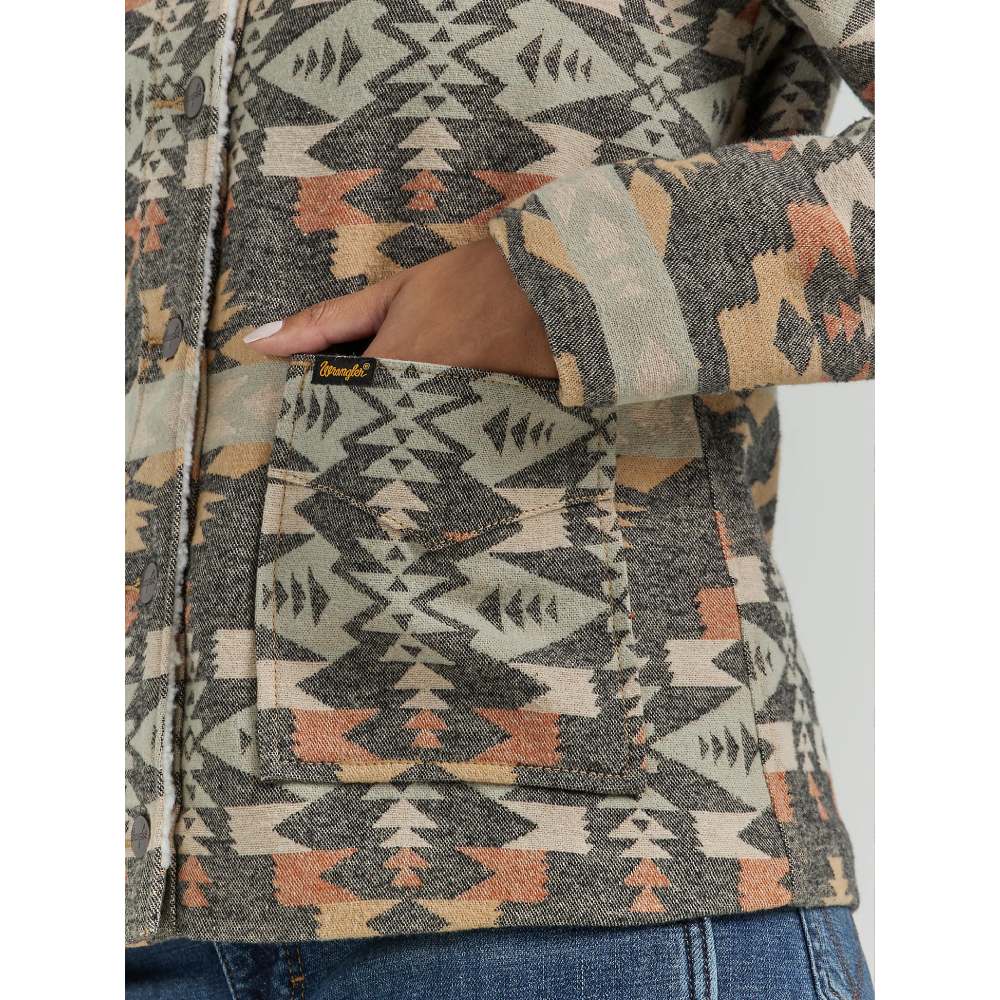 Wrangler Womens Southwestern Barn Jacket - 112353135