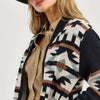 Wrangler Womens Southwestern Full Zip Cardigan Sweater