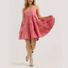 Wrangler Womens Strappy Tiered Dress
