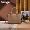 Wrangler Womens Tooled Aztec Pattern Print Tote/Crossbody Tan - WG226-8120TN