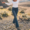 Wrangler Womens True Fierce Flare Jeans