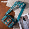 Wrangler Womens Turquoise Crossbody Aztec Bag 