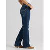Wrangler Womens Ultimate Riding Willow Bootcut Jeans Lovette Blue Dark - WRW60LE