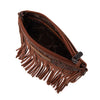 Wrangler Womens Vintage Fringe Crossbody Bag