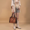 Wrangler Womens Vintage Retro Cowboy Print Crossbody