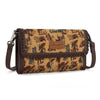 Wrangler Womens Vintage Retro Cowboy Print Wallet/Crossbody