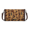Wrangler Womens Vintage Retro Cowboy Print Wallet/Crossbody