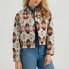 Wrangler Womens Western Printed Boyfriend Jacket