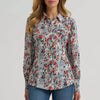 Wrangler Womens Western Snap Slim Shirt - 112375332