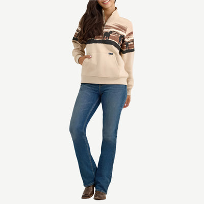 Wrangler Womens Western Sweatshirt Pullover
